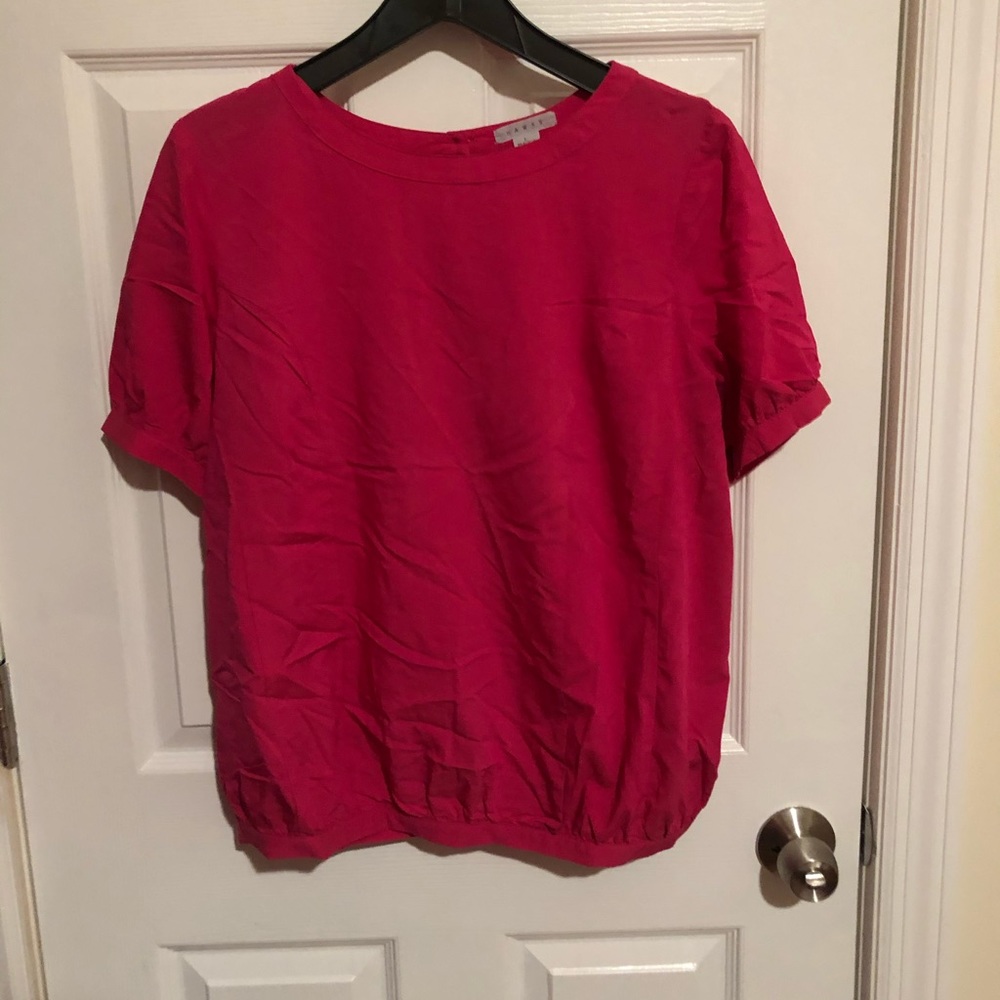 Hawks Hot Pink Open Back Top Size L